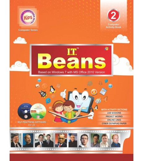I.T Beans Class 2 Based on Windows 7 with MS Office 2010 Version Class-2 - SchoolChamp.net